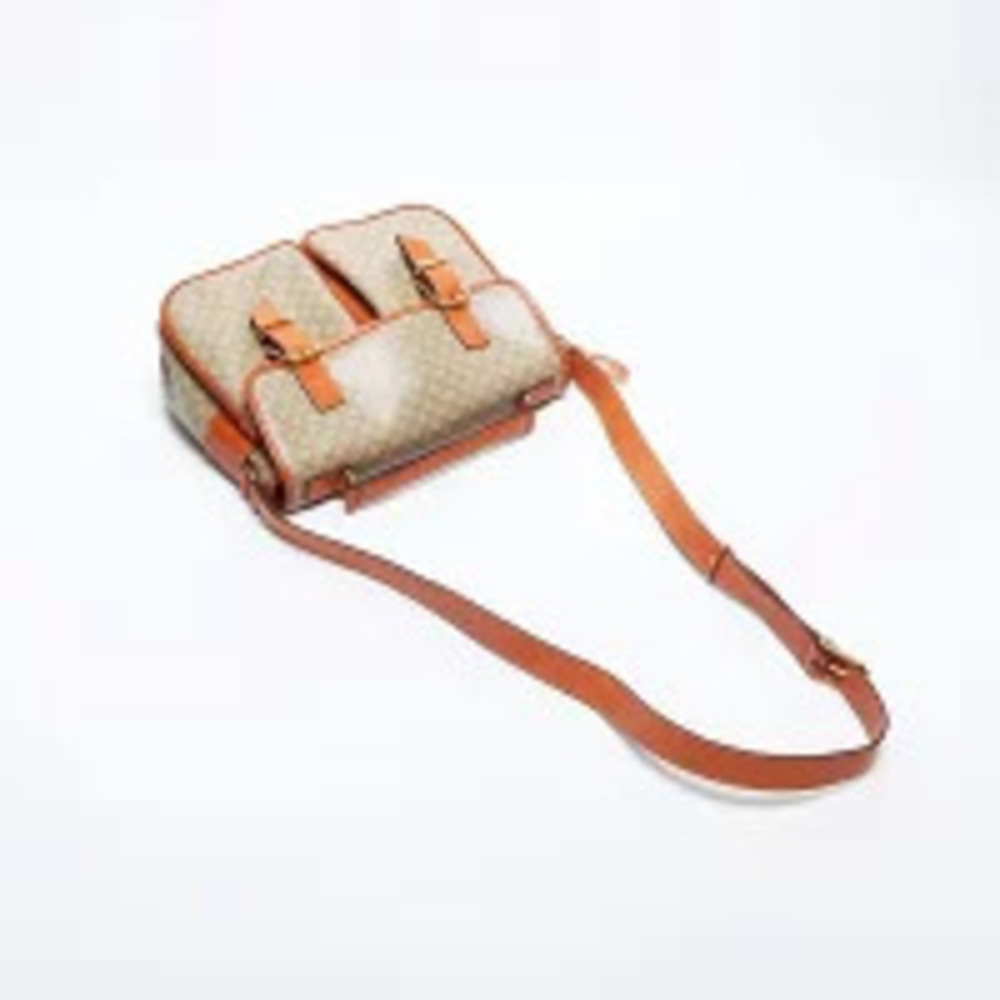 Celine Macadam Messenger Bag Shoulder Beige - Picture 10 of 13